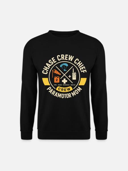 Chase Crew Chef de paramoteur Maman - Sweat-shirt Unisexe - noir