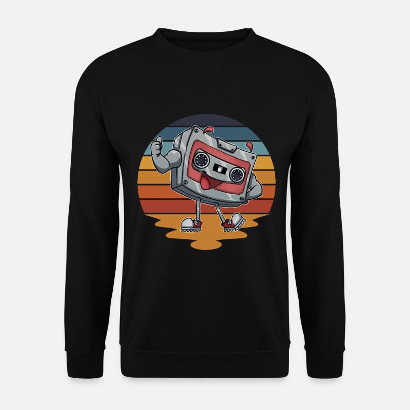 Kassette - Unisex Pullover - Schwarz