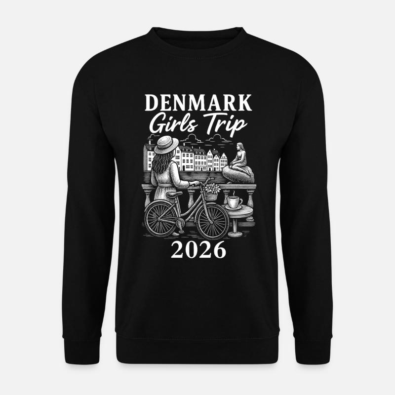 Dänemark Mädelsreise 2026 - Unisex Pullover - Schwarz