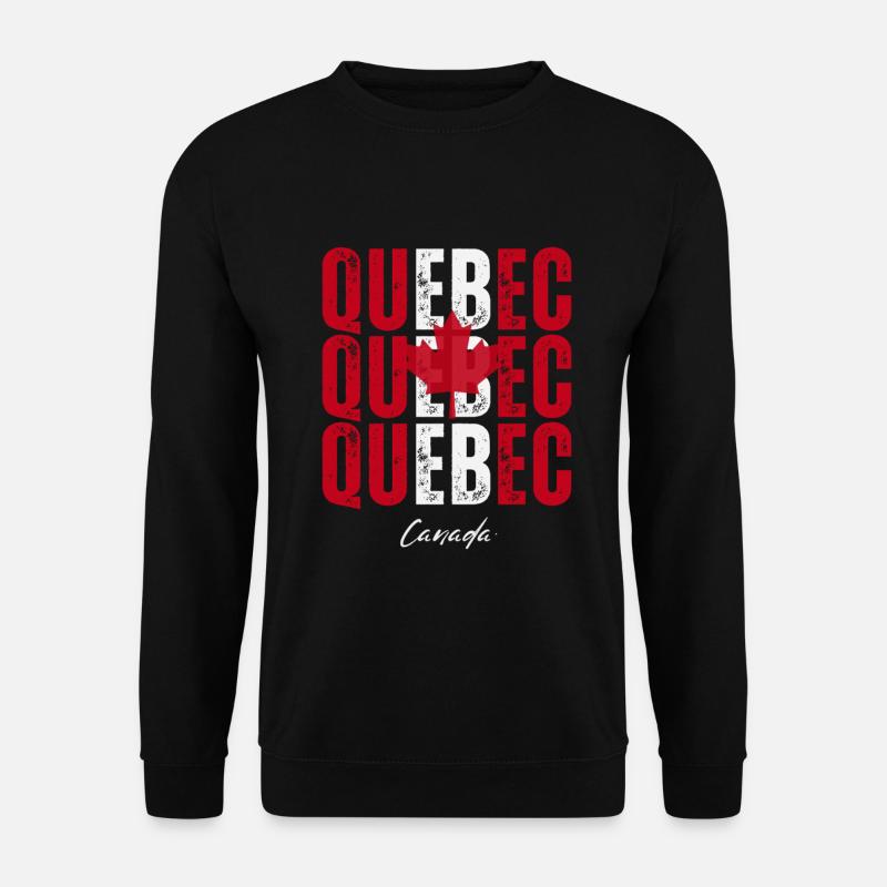 Quebec Canada, I love Quebec - Unisex Sweatshirt - black