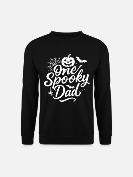 One Spooky Dad Halloween Costume Design - Unisex Sweatshirt - black