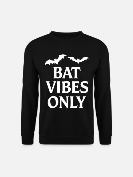 Fledermaus-Vibes für Grusel-Fans - Unisex Pullover - Schwarz