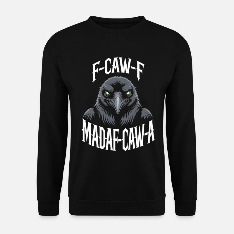 Krähenmaske Gedankenspiel Motiv - Unisex Pullover - Schwarz