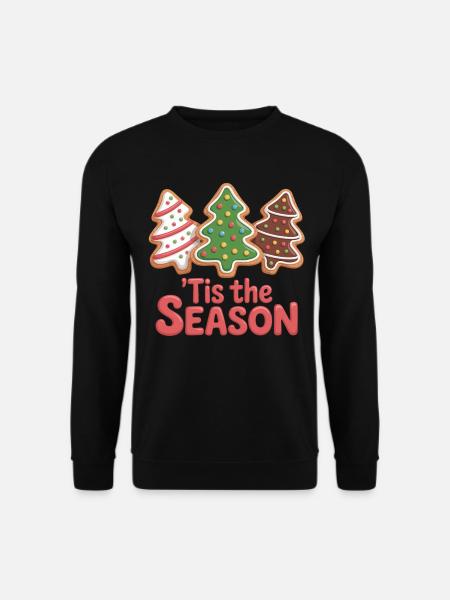 Xmas Cookie Shirt für Weihnachtsfreunde - Unisex Pullover - Schwarz