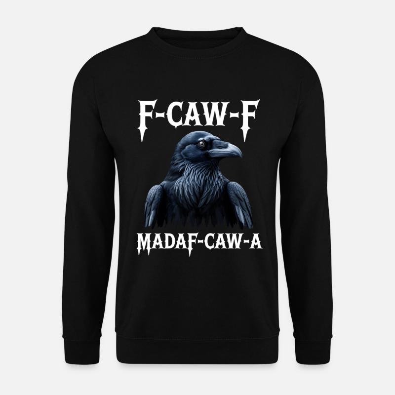 Ravens Gothic Graffiti Design - Unisex Sweatshirt - black