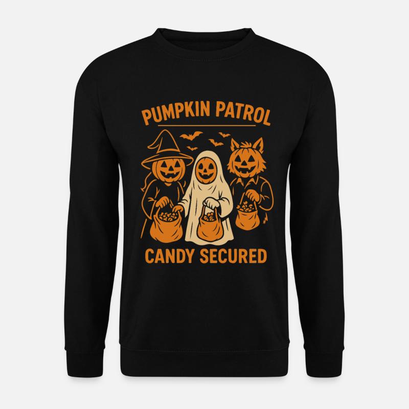 Pumpkin Patrol Candy Secured Halloween Fun - Sweat-shirt Unisexe - noir