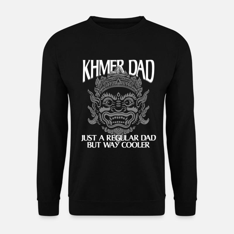 Kambodscha Kambodschaner Khmer Dad - Unisex Pullover - Schwarz
