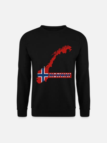 Norway Vacation Nature Gift - Unisex Sweatshirt - black