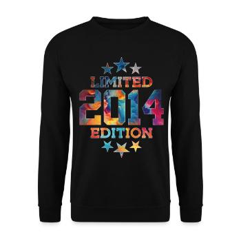 LIMITED EDITION 2014 12TH BIRTHDAY - Unisex Sweatshirt - black - Front - Alina (178cm) & Michal (187cm)