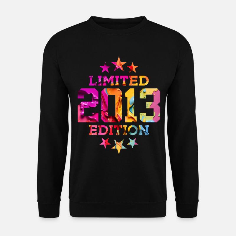 LIMITED EDITION 2013 13TH BIRTHDAY - Unisex Sweatshirt - black