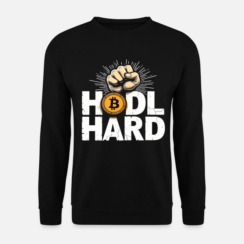 Btc Bitcoin HARD – Bitcoin Crypto - Sweat-shirt Unisexe - noir