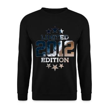 LIMITED EDITION 2012 14TH BIRTHDAY - Unisex Sweatshirt - black - Front - Alina (178cm) & Michal (187cm)