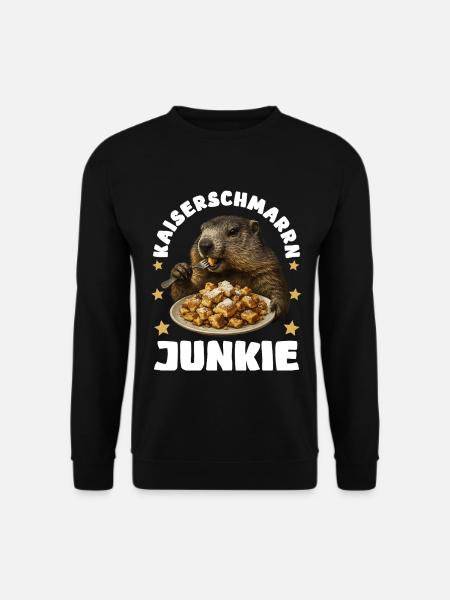 Kaiserschmarrn Murmeltier - Unisex Pullover - Schwarz