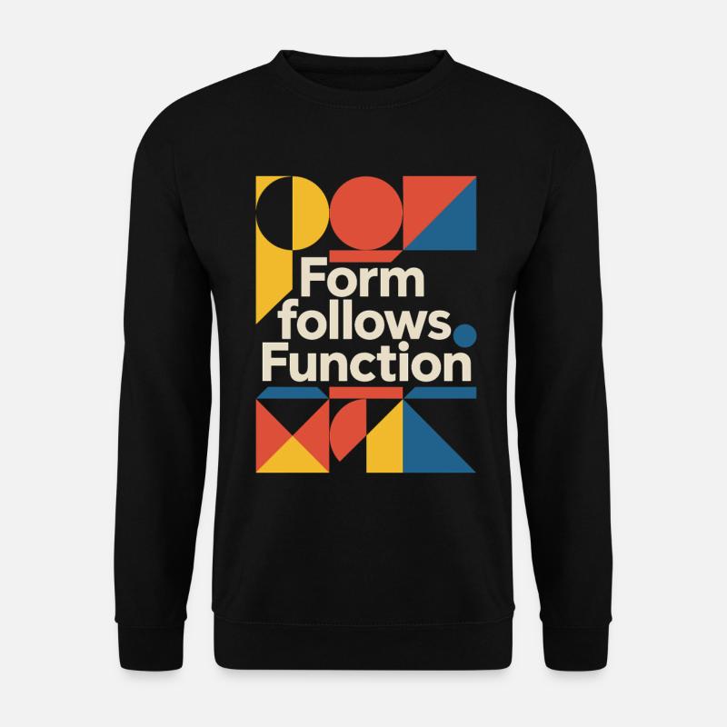 Bauhaus Architecture Architecte - Sweat-shirt Unisexe - noir