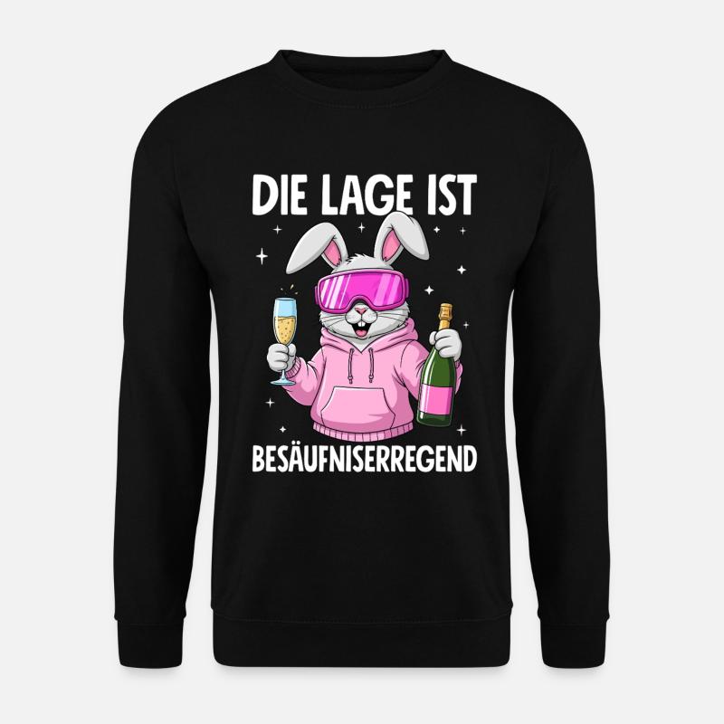 The situation is drunkenness - Unisex Sweatshirt - black