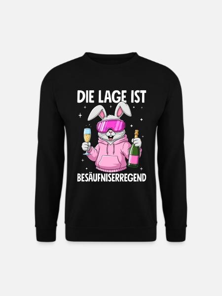 The situation is drunkenness - Unisex Sweatshirt - black