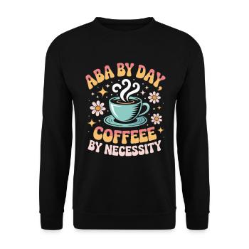 L’autisme n’est pas un trouble, c’est de la magie - Sweat-shirt Unisexe - noir - Devant - Alina (178cm) & Michal (187cm)