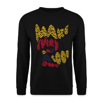 Good One - Positive Mood - Unisex Sweatshirt - black - Front - Alina (178cm) & Michal (187cm)