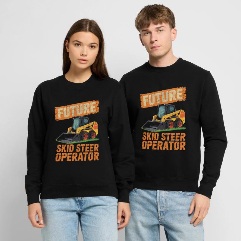 Opérateur de chargeuse compacte Chargeuse compacte Sweat-shirt Unisexe