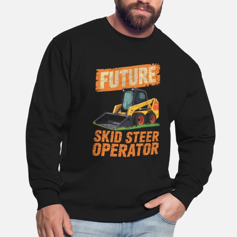 Opérateur de chargeuse compacte Chargeuse compacte Sweat-shirt Unisexe