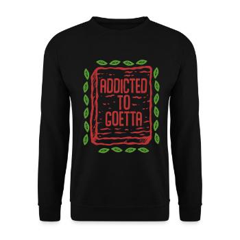 Goetta Sausage - Unisex Sweatshirt - black - Front - Alina (178cm) & Michal (187cm)