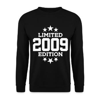 ÉDITION LIMITÉE 2009 17E ANNIVERSAIRE - Sweat-shirt Unisexe - noir - Devant - Alina (178cm) & Michal (187cm)