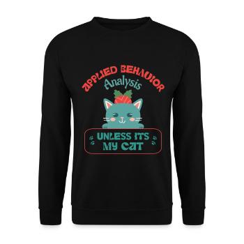 La neurodiversité est mon superpouvoir - Sweat-shirt Unisexe - noir - Devant - Alina (178cm) & Michal (187cm)