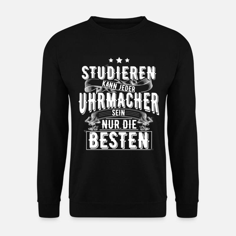 Uhrmacher - Unisex Pullover - Schwarz