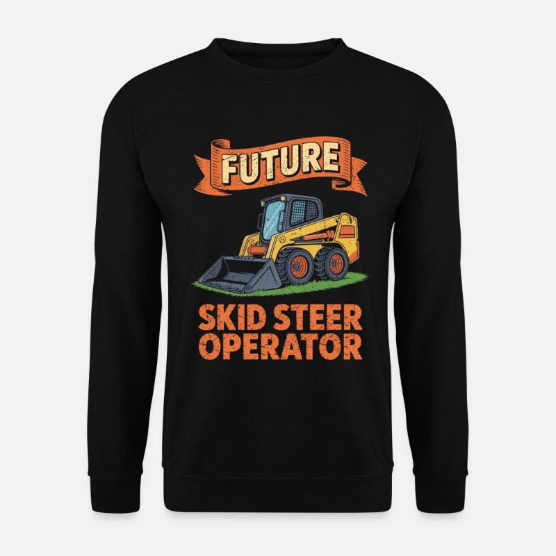 Kompaktlader Skid Steer Operator - Unisex Pullover - Schwarz
