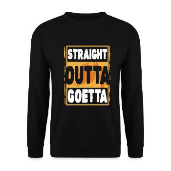 Goetta Sausage - Unisex Sweatshirt - black - Front - Alina (178cm) & Michal (187cm)