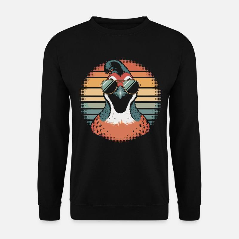 Caille qui murmure à l’oreille - Sweat-shirt Unisexe - noir