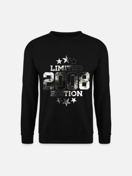 LIMITED EDITION 2008 18. GEBURTSTAG - Unisex Pullover - Schwarz