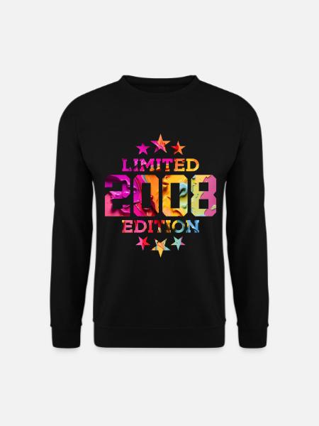 LIMITED EDITION 2008 18. GEBURTSTAG - Unisex Pullover - Schwarz