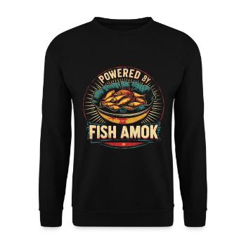 Cambodia Cambodians - Unisex Sweatshirt - black - Front - Alina (178cm) & Michal (187cm)