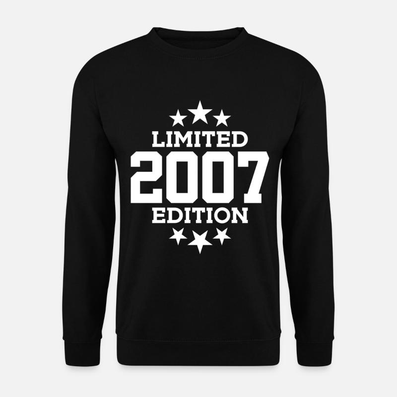 ÉDITION LIMITÉE 2007 19E ANNIVERSAIRE - Sweat-shirt Unisexe - noir