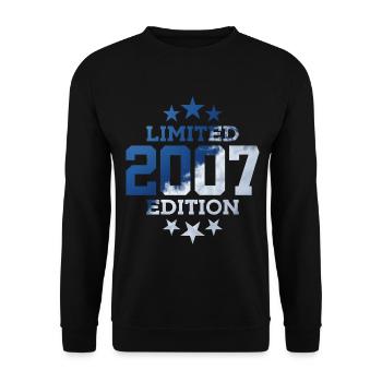 LIMITED EDITION 2007 19TH BIRTHDAY - Unisex Sweatshirt - black - Front - Alina (178cm) & Michal (187cm)