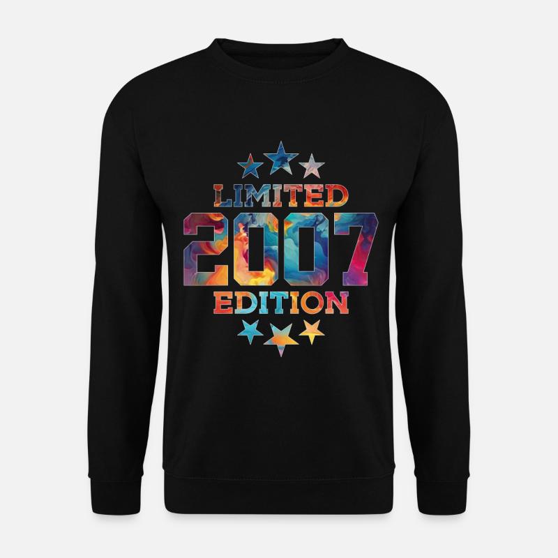 ÉDITION LIMITÉE 2007 19E ANNIVERSAIRE - Sweat-shirt Unisexe - noir