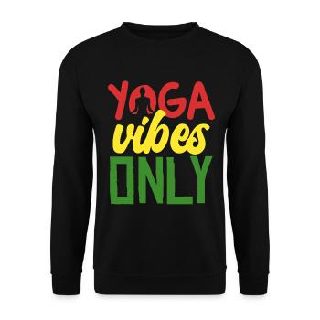 T-shirt Only Yoga Vibes - Sweat-shirt Unisexe - noir - Devant - Alina (178cm) & Michal (187cm)