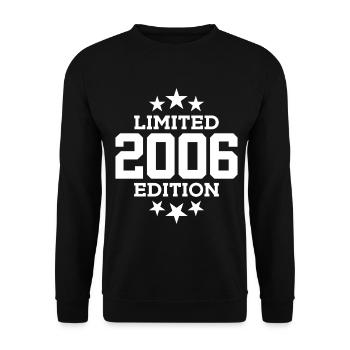 LIMITED EDITION 2006 19TH BIRTHDAY - Unisex Sweatshirt - black - Front - Alina (178cm) & Michal (187cm)