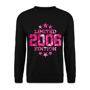 ÉDITION LIMITÉE 2006 ANNIVERSAIRE - Sweat-shirt Unisexe - noir - Devant - Alina (178cm) & Michal (187cm)