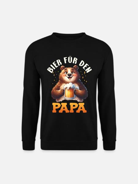 Father-to-be BEER FOR DAD Funny - Unisex Sweatshirt - black