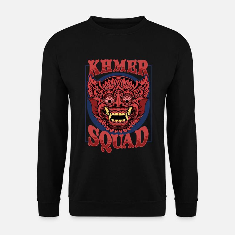 Cambodia Cambodian Khmer Squad - Unisex Sweatshirt - black