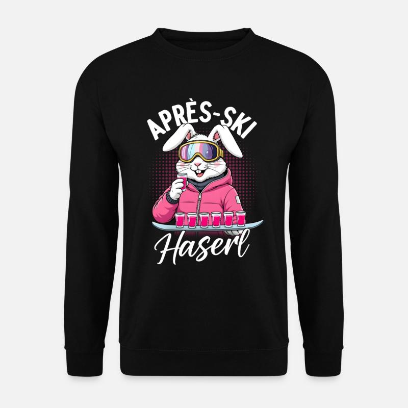 Après-ski bunny - Unisex Sweatshirt - black