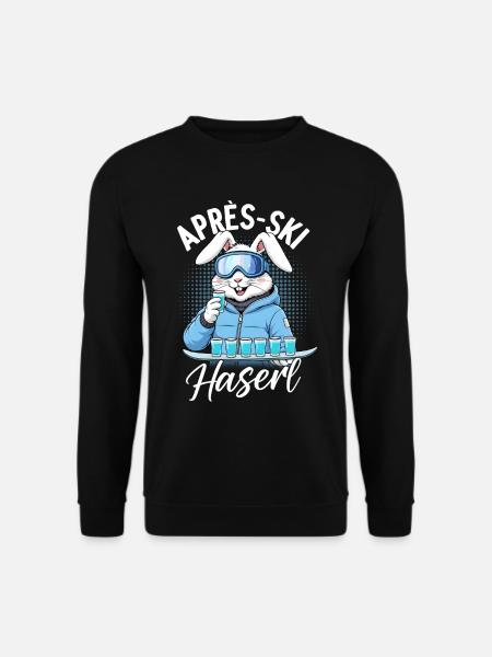 Après-ski bunny - Unisex Sweatshirt - black