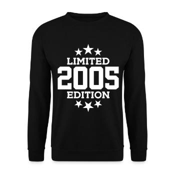 ÉDITION LIMITÉE 21E ANNIVERSAIRE 2005 - Sweat-shirt Unisexe - noir - Devant - Alina (178cm) & Michal (187cm)