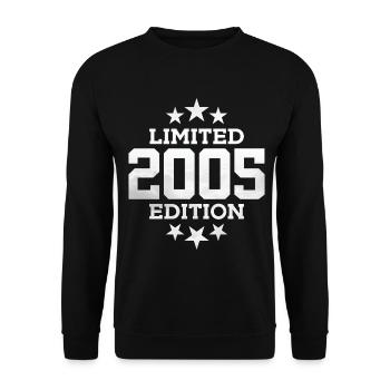 ÉDITION LIMITÉE 21E ANNIVERSAIRE 2005 - Sweat-shirt Unisexe - noir - Devant - Alina (178cm) & Michal (187cm)