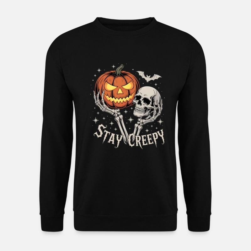 Restez effrayant, restez effrayant Thème d’Halloween - Sweat-shirt Unisexe - noir