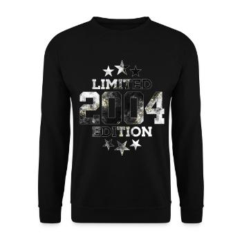 LIMITED EDITION 2004 22ND BIRTHDAY - Unisex Sweatshirt - black - Front - Alina (178cm) & Michal (187cm)