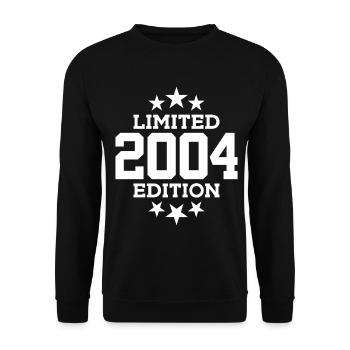 LIMITED EDITION 2004 22ND BIRTHDAY - Unisex Sweatshirt - black - Front - Alina (178cm) & Michal (187cm)
