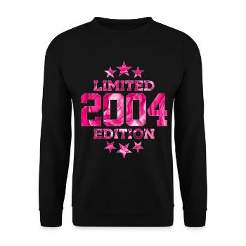LIMITED EDITION 2004 22ND BIRTHDAY - Unisex Sweatshirt - black - Front - Alina (178cm) & Michal (187cm)